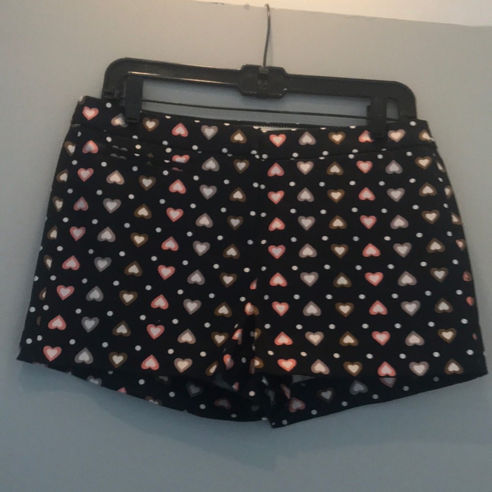 J.crew heart print shorts